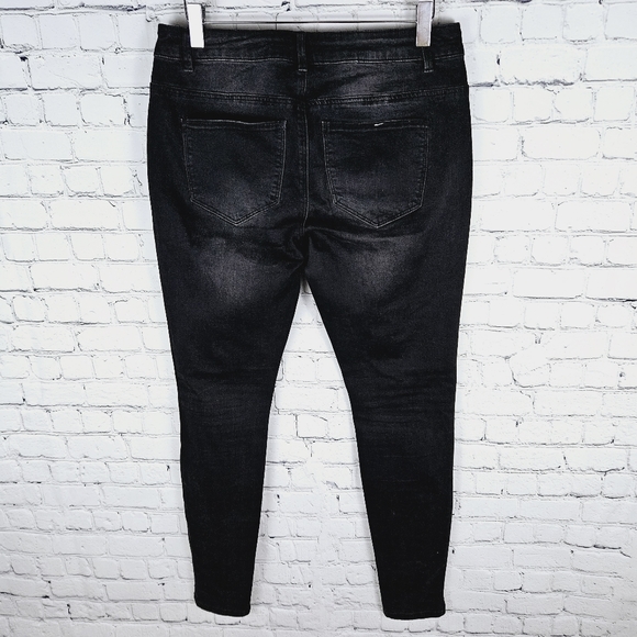 ONLY | Power regular skinny split hem ankle jeans - Picture 2 of 7